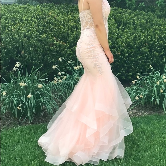 Beautiful dusty pink dress for Prom , Bride, mother of bride, mother of groom. - Picture 9 of 11